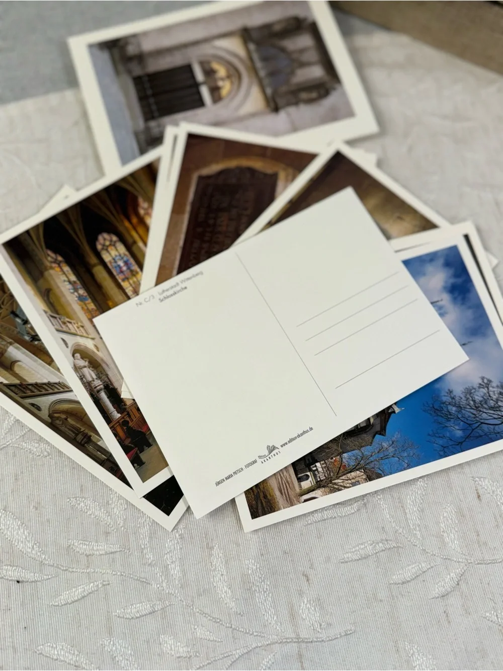 Lutherstadt Wittenberg Schlosskirche Postcard Set - 10 Photographic Cards 1990's